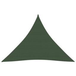 Berkfield Home Sunshade Sail 160 g/m ² Dark Green 4.5x4.5x4.5 m HDPE - thumbnail 1
