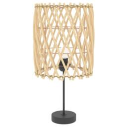 Berkfield Home Lamp Shade √ò23x28 cm Wicker in Natural - Size: 23x28 cm - thumbnail 6