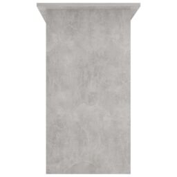 Berkfield Home Desk Concrete Grey 80x45x74 cm Engineered Wood - Size: 80 x 45 x 74 cm - thumbnail 6