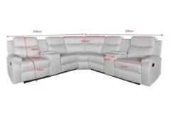 DS Living Ravello Recline 5 Seater in Cream - thumbnail 8