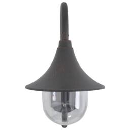 Berkfield Home Garden Wall Lamp E27 42 cm Aluminium Bronze - thumbnail 3