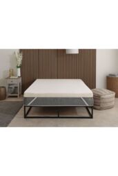 The Foam People Cool Max Memory Foam Mattress Topper 1 Inch Deep Pressure Relief in White - Size: EU Double - thumbnail 3