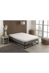 The Foam People Cool Max Memory Foam Mattress Topper 1 Inch Deep Pressure Relief in White - Size: EU Double - thumbnail 2