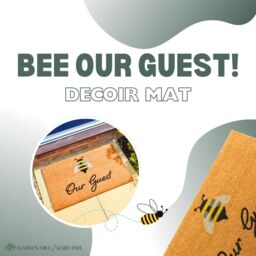 Marco Paul Tan Coir 'Bee Our Guest' Bumblebee Nonslip Doormat 75x45cm - Size: Medium - thumbnail 4