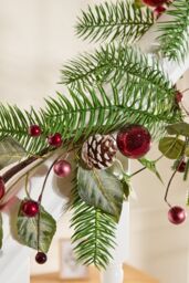 Dibor Metallic Magic Bauble Xmas Table Decor Christmas Garland 1.8m - Size: Large - thumbnail 4