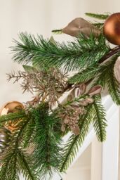 Dibor Metallic Magic Bauble Xmas Table Decor Christmas Garland 1.8m - Size: Large - thumbnail 3