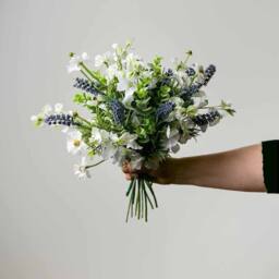 Lemon Pavilion Furniture and Decor Small Lavender Spray Artificial Flower - L25 x W25 x H34 cm - Purple - thumbnail 7