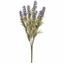 Lemon Pavilion Furniture and Decor Small Lavender Spray Artificial Flower - L25 x W25 x H34 cm - Purple - thumbnail 4