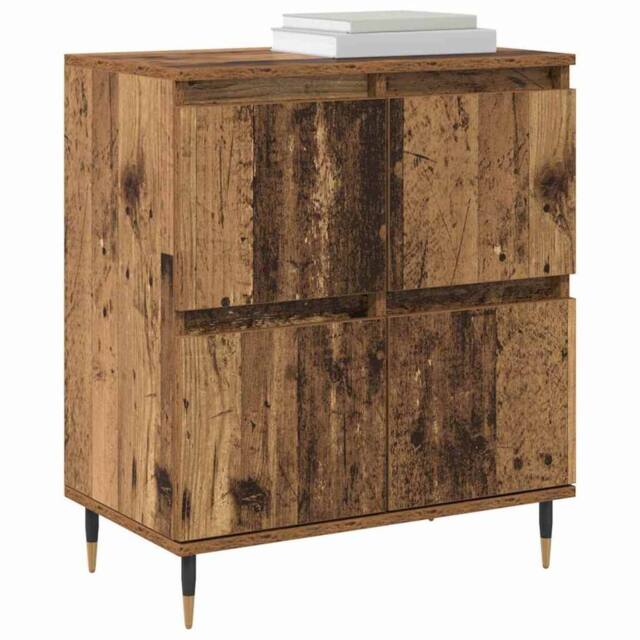 Berkfield Home Sideboard with Storage with Door Brown 60 x 35 x 70 cm Engineered wood - image 1
