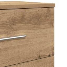 Berkfield Home Bedside Cabinet with 2 Drawers Artisan Oak 40x36x50 cm in Brown - Size: 40 x 36 x 50 cm - thumbnail 9
