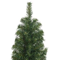 Berkfield Home Slim Artificial Christmas Tree with Stand Green 180 cm PVC - thumbnail 4