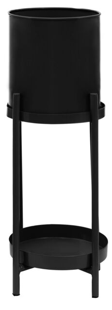 Orsina Two Tier Plant Stand, Versatile Display Garden Flower Stand, Lightweight Garden Plant Pot Stand in Black - image 1