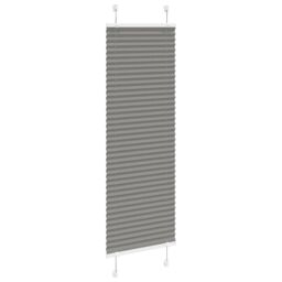 Berkfield Home Pleated Blind Anthracite 45x100 cm Fabric Width 44.4 cm Polyester in Black - thumbnail 3