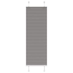 Berkfield Home Pleated Blind Anthracite 45x100 cm Fabric Width 44.4 cm Polyester in Black - thumbnail 2