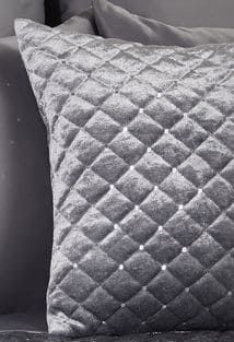 New Edge Blinds Elysium Cushion Cover in Grey - Size: 43 cm x 43 cm