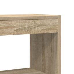 Berkfield Home Bookcase Sonoma Oak Engineered Wood 100 x 30 x 198 cm Shelving in Brown - thumbnail 8