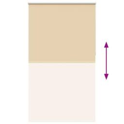 Berkfield Home Roller Blind Blackout Beige 140x230 cm Fabric Width 136.6 cm Polyester - thumbnail 5
