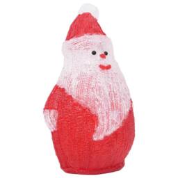 Berkfield Home LED Christmas Acrylic Santa Figure Indoor & Outdoor 28cm in Red - thumbnail 3