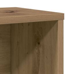 Berkfield Home Durable Bookcase Artisan Oak 60x24x101.5 cm Engineered Wood in Brown - thumbnail 9