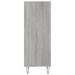 Berkfield Home Sideboard Grey Sonoma 34.5x32.5x90 cm Engineered Wood - thumbnail 5
