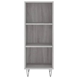 Berkfield Home Sideboard Grey Sonoma 34.5x32.5x90 cm Engineered Wood - thumbnail 4