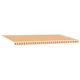 Berkfield Home Manual Retractable Awning Yellow & Orange 600x300 cm - thumbnail 5