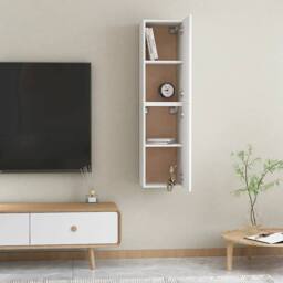 Berkfield Home TV Cabinets 2 pcs White 30.5x30x60 cm Engineered Wood - thumbnail 5