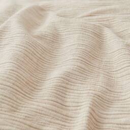Portfolio Home Bergen Textured Abstract Duvet Cover Quilt Set With Pillowcase in Cream - Size: King - thumbnail 2