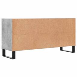Berkfield Home TV Cabinet Concrete Grey 103.5x30x50 cm Engineered Wood - thumbnail 6