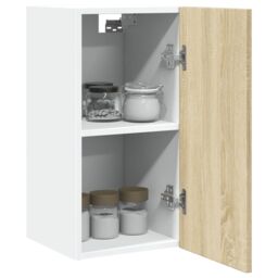 Berkfield Home Hanging Cabinet Lyon Sonoma Oak 29.5x31x60 cm Engineered Wood in Brown - thumbnail 4