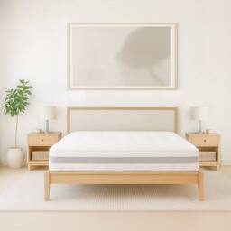 The White Stone Ergonomic & Breathable Mattress, 20 cm, with High Firmness in White - Size: Small Double - thumbnail 2