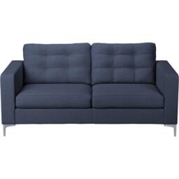 Furnishings For Less UK Smart Hackney Fabric Sofa Suite Formal 3 Seater & 2 Seater Saphire Blue or Pewter Grey - thumbnail 2