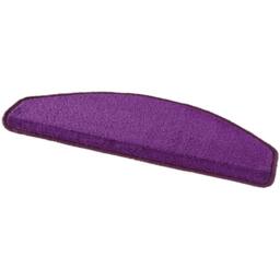 THE RUGS Uni Colours Modern Plain Rug Short Pile Polypropylene Area Rug in Purple - Size: 133 cm diameter - thumbnail 4