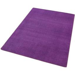THE RUGS Uni Colours Modern Plain Rug Short Pile Polypropylene Area Rug in Purple - Size: 133 cm diameter - thumbnail 7
