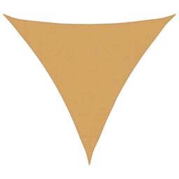 Berkfield Home Sunshade Sail 160 g/m¬≤ Triangular Sand 3.6x3.6x3.6 m HDPE in Light Sand - thumbnail 3