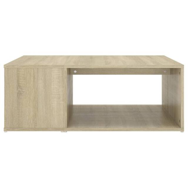 Berkfield Home Modern Coffee Table Sonoma Oak 90x67x33 cm Engineered Wood in Light Tan - Size: 90 x 67 x 33 cm - image 1