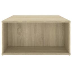 Berkfield Home Modern Coffee Table Sonoma Oak 90x67x33 cm Engineered Wood in Light Tan - Size: 90 x 67 x 33 cm - thumbnail 4