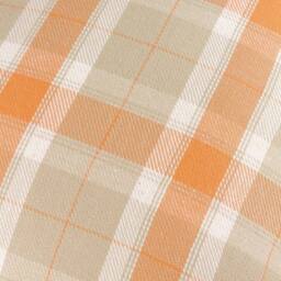Voyage Maison Arrochar Tartan Woven Indoor/Outdoor Cushion in Orange - Size: 50 cm x 50 cm - thumbnail 5