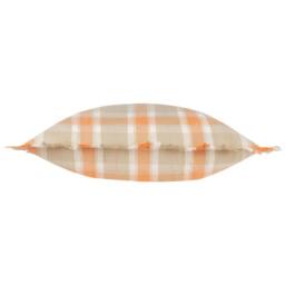 Voyage Maison Arrochar Tartan Woven Indoor/Outdoor Cushion in Orange - Size: 50 cm x 50 cm - thumbnail 4