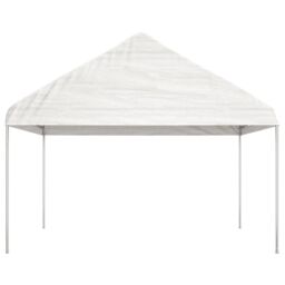 Berkfield Home Gazebo with Roof White 13.38x4.08x3.22 m Polyethylene - thumbnail 3