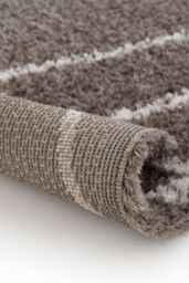 The Rug Shop UK Taupe Abstract Easy to Clean Stain-Resistant Modern Rug in Grey - Size: 200 cm x 290 cm - thumbnail 3