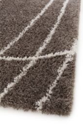 The Rug Shop UK Taupe Abstract Easy to Clean Stain-Resistant Modern Rug in Grey - Size: 200 cm x 290 cm - thumbnail 4
