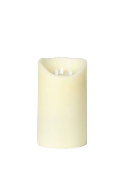 KDMD Moving Flame LED Candle 15 x 25cm in Cream - Size: 15 x 25 cm - image 1