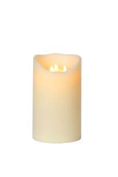 KDMD Moving Flame LED Candle 15 x 25cm in Cream - Size: 15 x 25 cm - thumbnail 4