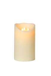 KDMD Moving Flame LED Candle 15 x 25cm in Cream - Size: 15 x 25 cm - thumbnail 3