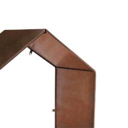 Lemon Pavilion Furniture and Decor Outdoor House Log Storage - L38 x W100 x H88 cm - Rust in Brown - thumbnail 3