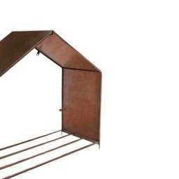 Lemon Pavilion Furniture and Decor Outdoor House Log Storage - L38 x W100 x H88 cm - Rust in Brown - thumbnail 2