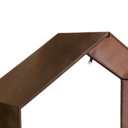 Lemon Pavilion Furniture and Decor Outdoor House Log Storage - L38 x W100 x H88 cm - Rust in Brown - thumbnail 4
