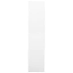 Berkfield Home Office Cabinet White 90x40x180 cm Steel - Size: 90 x 40 x 180 cm - thumbnail 3