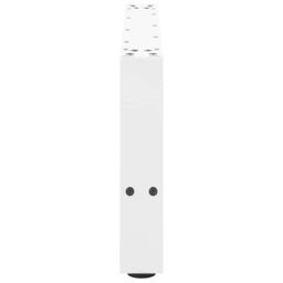 Berkfield Home Coffee Table Legs White 2 pcs 70x(30-31) cm Steel - thumbnail 6